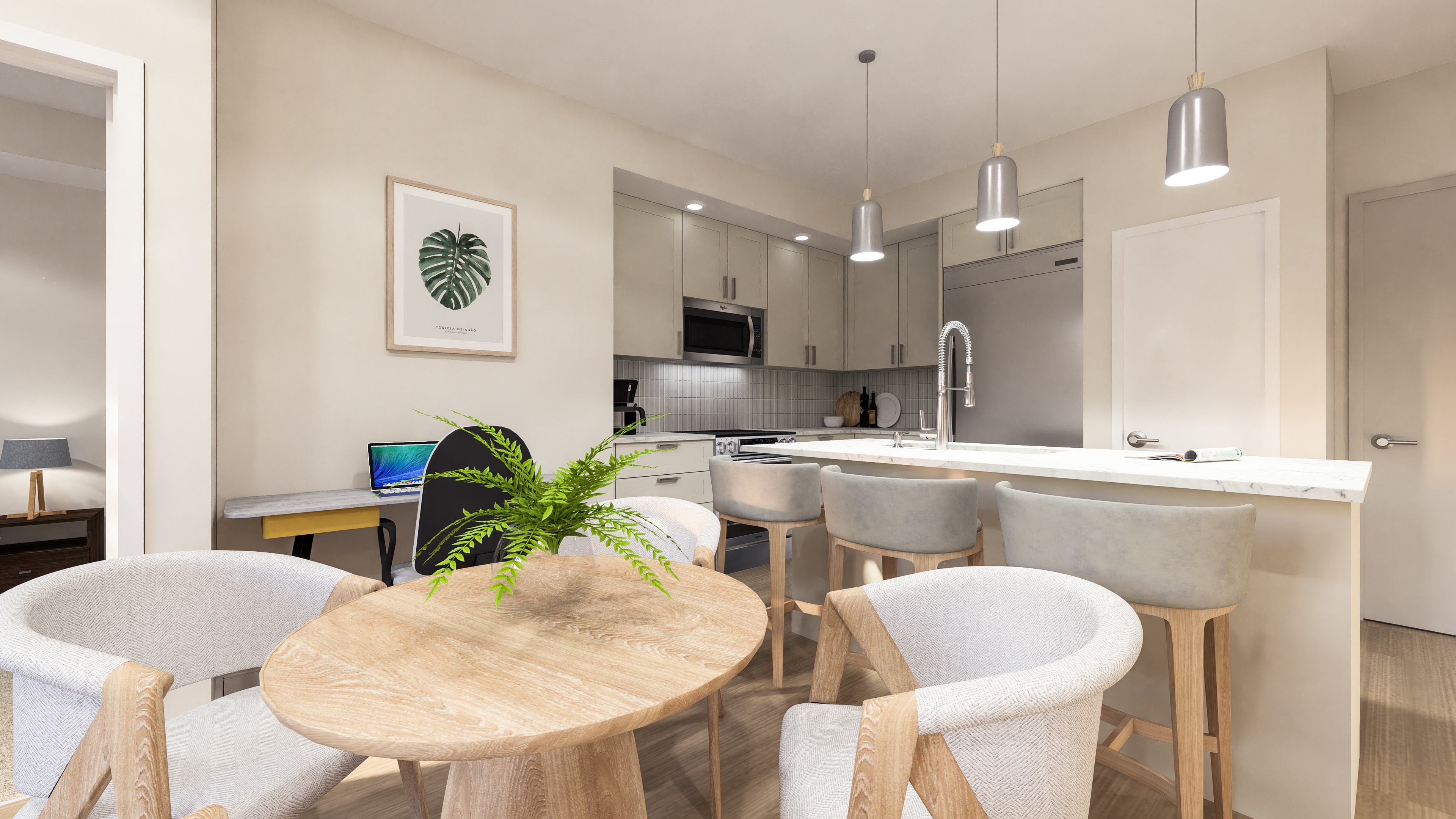 Belmont Apartments exterior rendering